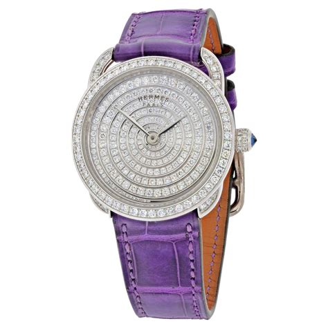 hermes diamond bracelet watch